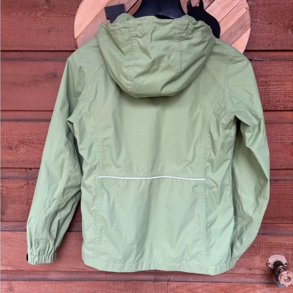 Eddie Bauer Women's Light Green Raincoat - Picture 2 of 6